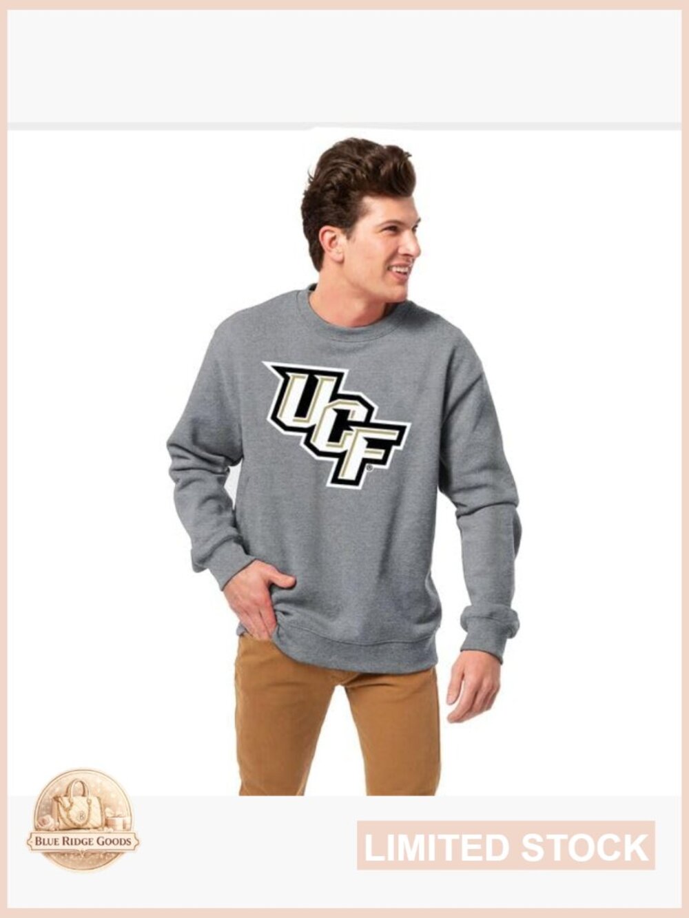 Spirit Logo Adult Unisex Crewneck Sweatshirt Cotton Blend Pullover College - Picture 2 of 5